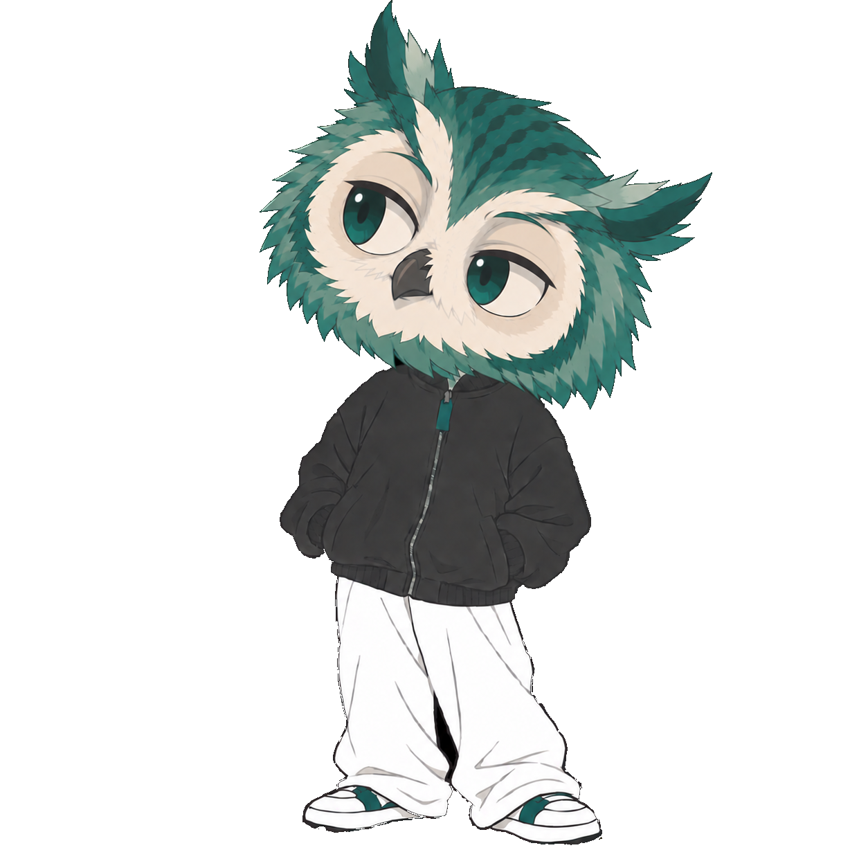 キャラクター「ゆーま」(フクロウ)